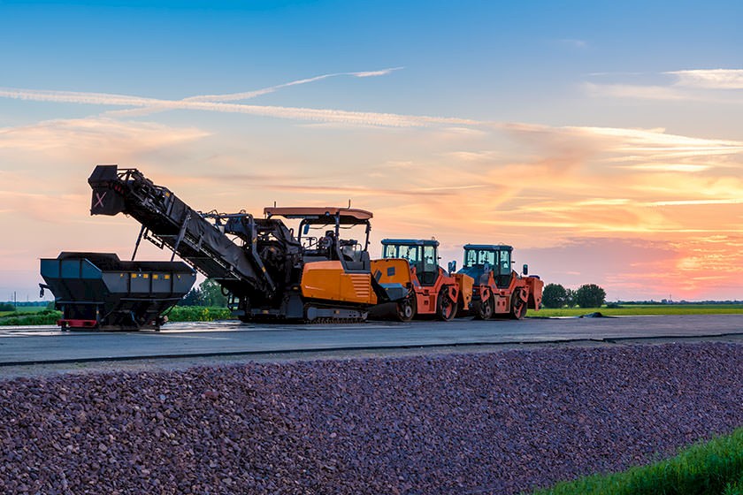 Ausschreibungen für Asphalt fräsen: Asphaltarbeiten mittels Baumaschinen